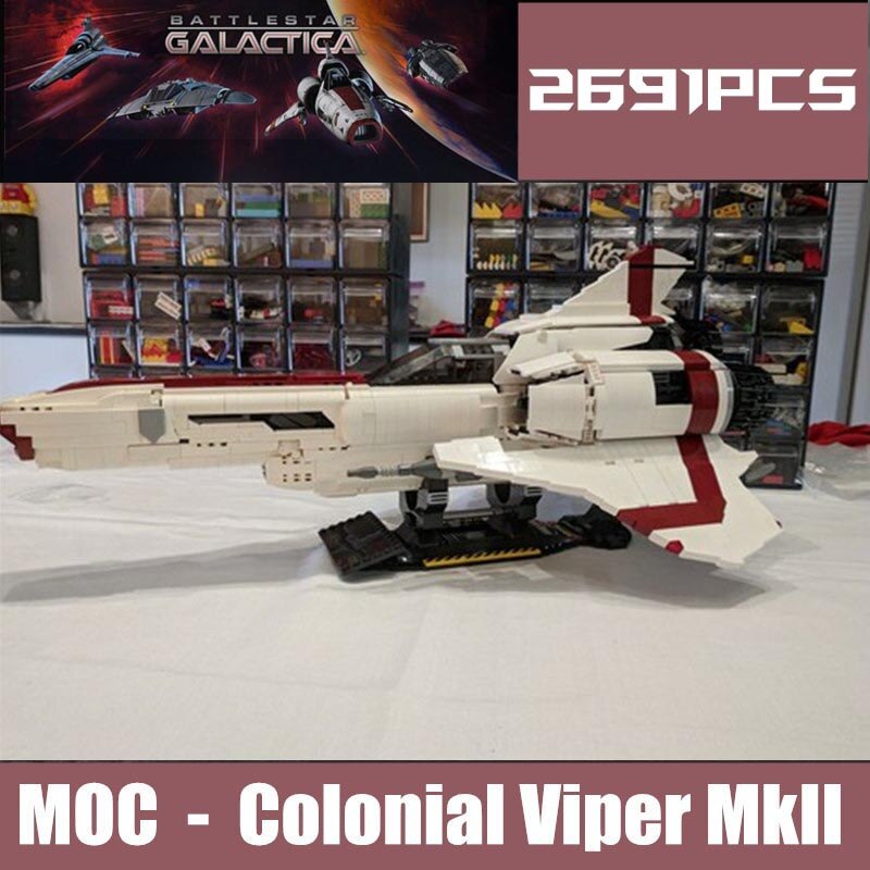 ο Battlestar Galactica Colonial Viper MKII MO..